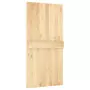 Porta Scorrevole con Set Hardware 100x210cm Legno Massello Pino