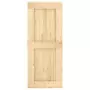 Porta Scorrevole con Set Hardware 85x210 cm Legno Massello Pino