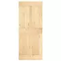 Porta Scorrevole con Set Hardware 85x210 cm Legno Massello Pino