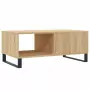 Tavolino Salotto Rovere Sonoma 90x50x36,5 cm Legno Multistrato