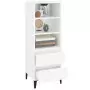 Credenza Bianco 40x36x110 cm in Legno Multistrato