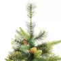 Albero di Natale Artificiale Incernierato con Pigne 180 cm