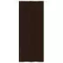 Paravento per Balcone Marrone 100x240 cm in Tessuto Oxford