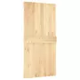 Porta Scorrevole con Set Hardware 100x210cm Legno Massello Pino