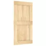 Porta Scorrevole con Set Hardware 100x210cm Legno Massello Pino