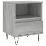 Comodini 2pz Grigio Sonoma 40x35x50 cm in Legno Multistrato