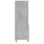 Credenza Grigio Cemento 40x36x110 cm in Legno Multistrato