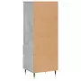 Credenza Grigio Cemento 40x36x110 cm in Legno Multistrato