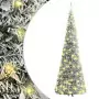 Albero di Natale Artificiale Pop-up Neve Fioccata 50 LED 120 cm