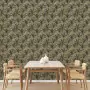 DUTCH WALLCOVERINGS Carta da Parati Palm Trees Oro e Nero