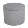 Venture Home Pouf Dunken 51x51x43 cm a Coste Grigio