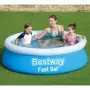 Bestway Piscina Rotonda Fast Set 183x51 cm Blu