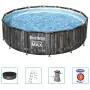 Bestway Set Piscina Rotonda Steel Pro MAX 427x107 cm