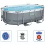 Bestway Piscina Fuori Terra Ovale Power Steel 305x200x84 cm