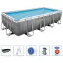 Bestway Set Piscina Power Steel Rettangolare 488x244x122 cm