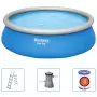 Bestway Set Piscina Gonfiabile Rotonda Fast Set 457x122 cm