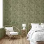 DUTCH WALLCOVERINGS Carta da Parati Joelle in Verde e Oro