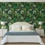 DUTCH WALLCOVERINGS Carta da Parati "Eden" Nero e Verde Scuro