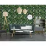 DUTCH WALLCOVERINGS Carta da Parati "Eden" Nero e Verde Scuro