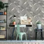 DUTCH WALLCOVERINGS Carta da Parati Onyx Grigio Scuro