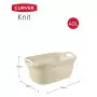 Curver Cesto Portabiancheria Knit 40 L Bianco Crema