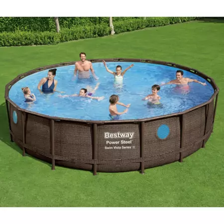 Bestway Set Piscina Power Steel 488x122 cm