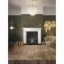 DUTCH WALLCOVERINGS Carta da Parati Palm Palace Nero e Oro