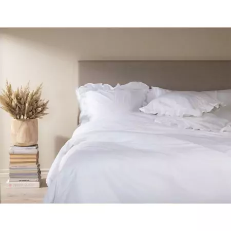 Venture Home Set da Letto Levi 220x240 cm Cotone Bianco