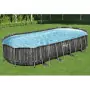 Bestway Set Piscina Ovale 7,32x3,66x1,22 m