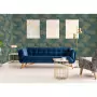 DUTCH WALLCOVERINGS Carta da Parati "Tropical" Blu Scuro e Oro