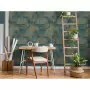 DUTCH WALLCOVERINGS Carta da Parati "Tropical" Blu Scuro e Oro