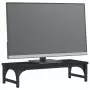 Supporto per Monitor Nero 55x23x14 cm Legno Multistrato