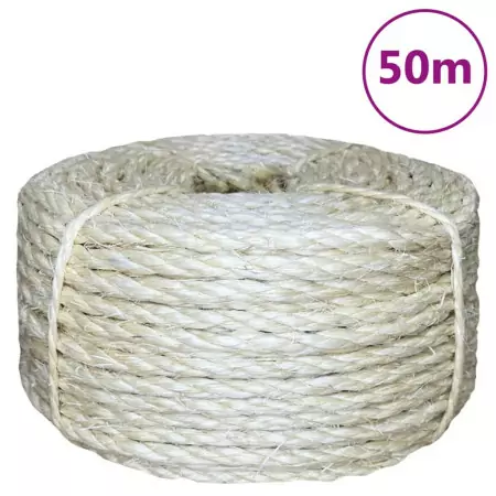 Corda in Sisal 100% 6 mm 50 m