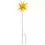 Luce Stella Moravia con Picco Terra LED Pieghevole Gialla 57cm