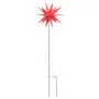 Luce Stella Moravia con Picco Terra LED Pieghevole Rossa 57cm