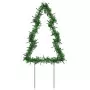 Decorazioni Luminose Natalizie Picchetti 3pz Albero 50LED 30cm