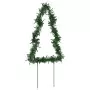 Decorazioni Luminose Natalizie Picchetti 3pz Albero 50LED 30cm