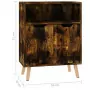 Credenza Rovere Fumo 60x30x72 cm in Truciolato