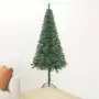 Albero di Natale Artificiale ad Angolo con Supporto Verde 180 cm PVC