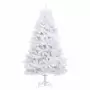 Albero di Natale Artificiale Incernierato con Base Bianco 270cm