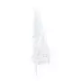Set Albero Natale Artificiale a Metà LED Palline Bianco 150cm