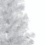 Set Albero Natale Artificiale LED e Palline Argento 180cm PET
