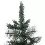 Albero di Natale Artificiale con Supporto e LED Verde 90 cm PVC