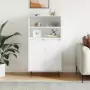 vidaXl Credenza Alta Bianca 60x36x110 cm in Legno Multistrato