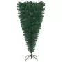 Albero di Natale Capovolto con Supporto Verde 240 cm in PVC