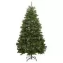 Albero di Natale Artificiale Incernierato con Base Verde 150 cm