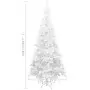 Albero di Natale Artificiale L 240 cm Bianco