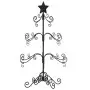 Albero di Natale Decorativo in Metallo Nero 90 cm