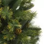 Albero di Natale Artificiale Incernierato con Pigne 150 cm