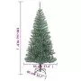 Albero di Natale Artificiale con Neve Fioccata Verde 180 cm